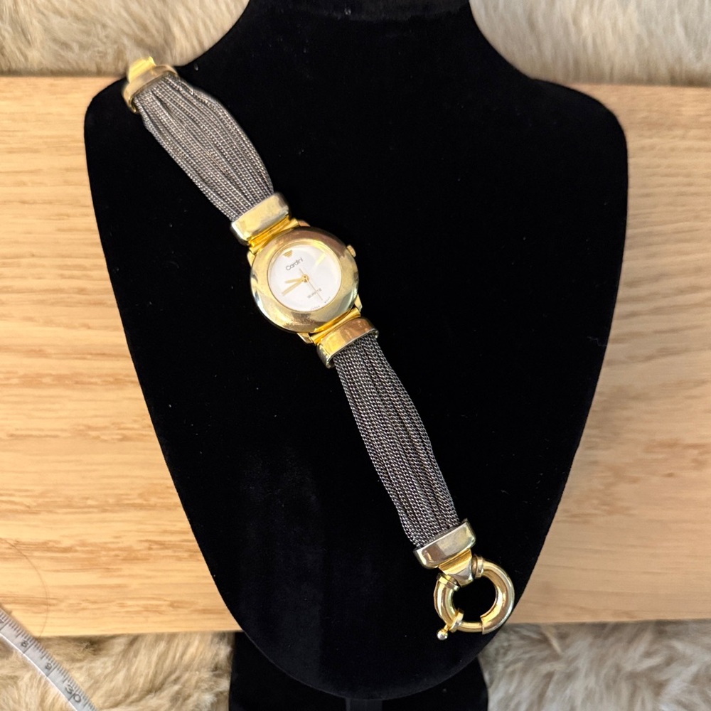 Cardini Elegant Two-Tone Women's Watch. New battery